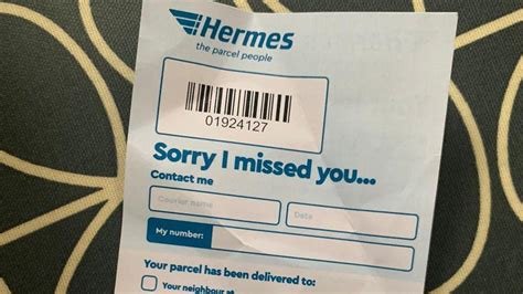 hermes parcel missing